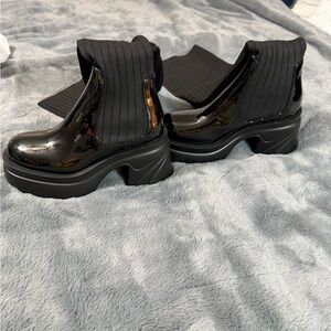 Black Women's Platform Knee Boots